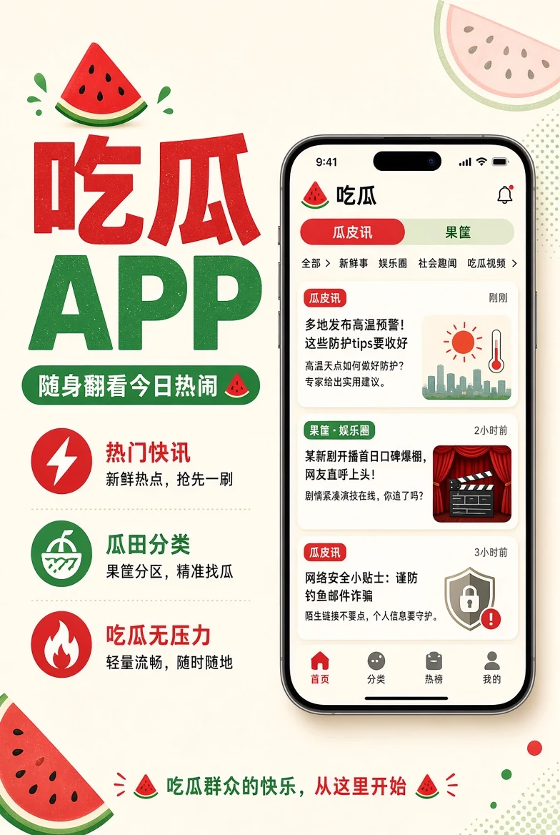 吃瓜APP界面